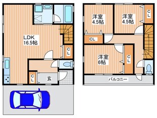 中東住宅　2号の物件間取画像